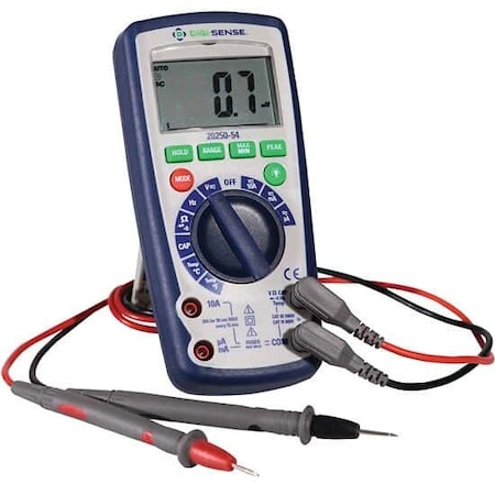 Digi-Sense Industrial Digital Multimeter, TRMS, wit 20250-54